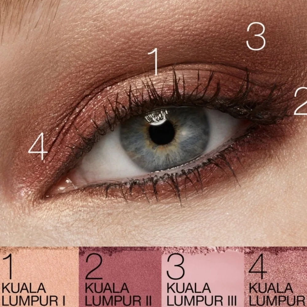 NARS Quad Eyeshadow: Kuala Lumpur, .03oz (1.1g x4), NIB